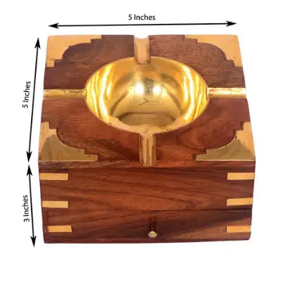 Ashtray With Cigarette Holders